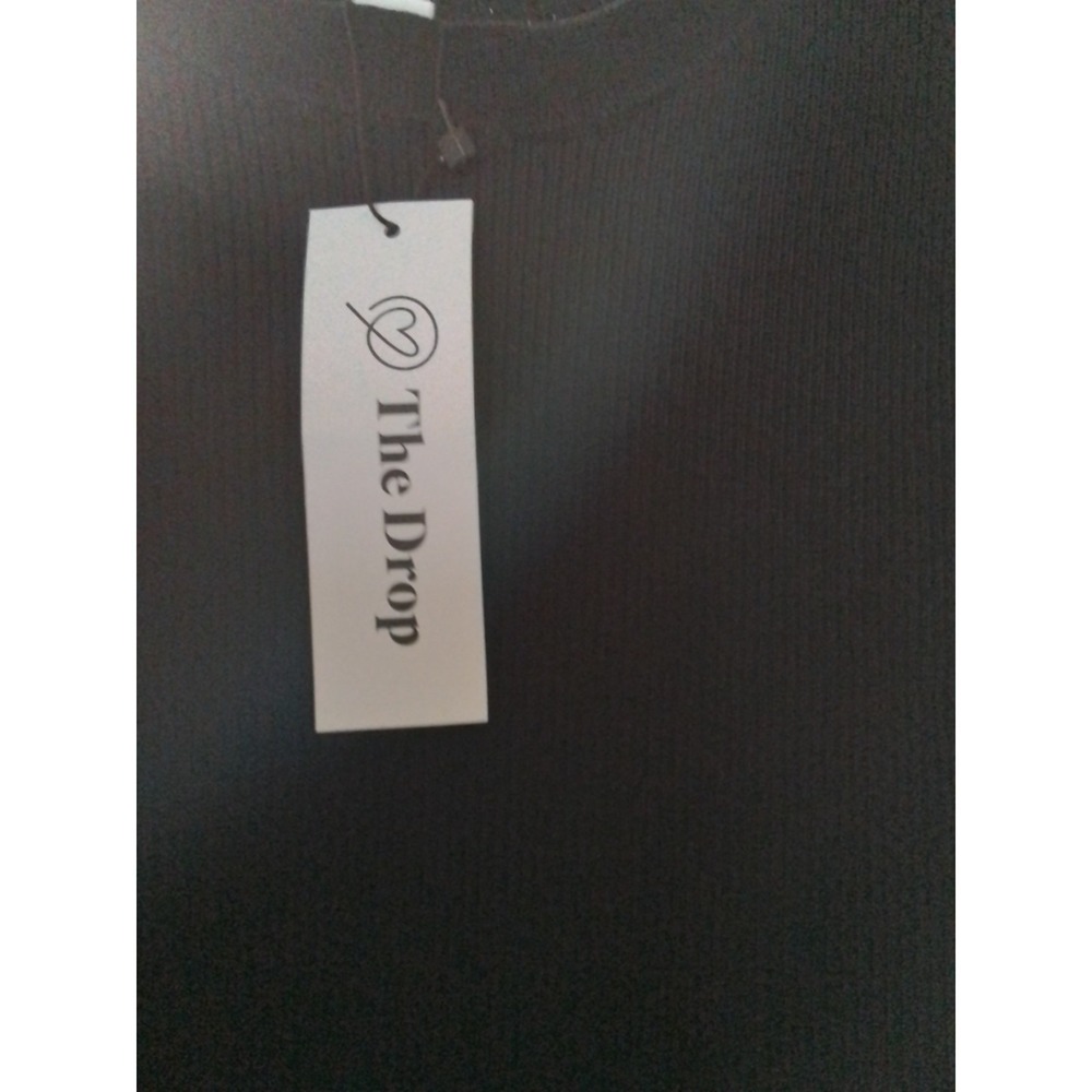The Drop‎ Women's Yasmin Rib Midi Sweater Tank Dress Large Black See Description - Picture 2 of 5